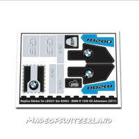 Lego Stickersatz für 42063
