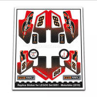 Lego Technic Stickersatz 8051