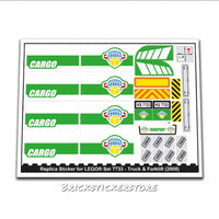 Lego Sticker Satz für Set 7733
