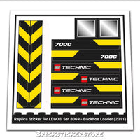 Lego Stickersatz 8069