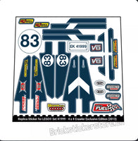 Lego Technic 41999 Stickersatz