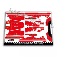 Ersatzsticker für LEGO® Set 9394 – Jet Plane