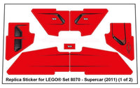 Lego Stickersatz 8070
